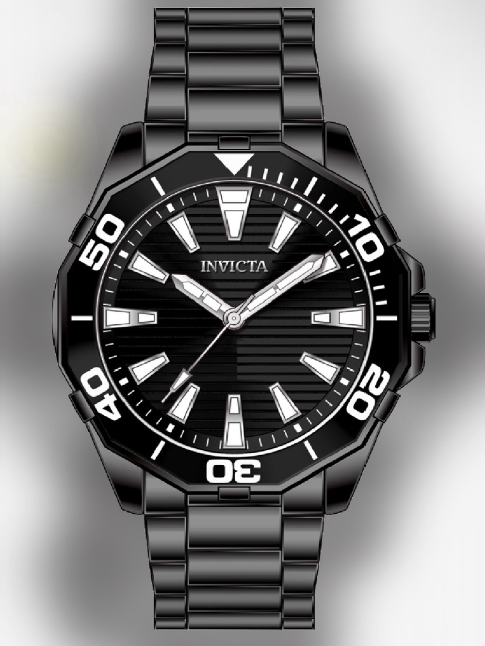 Invicta Men’s Diver Watch Black New
